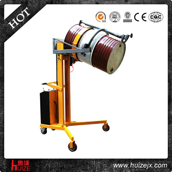 半電動(dòng)油桶車（直角腿，夾鐵桶翻轉(zhuǎn)）